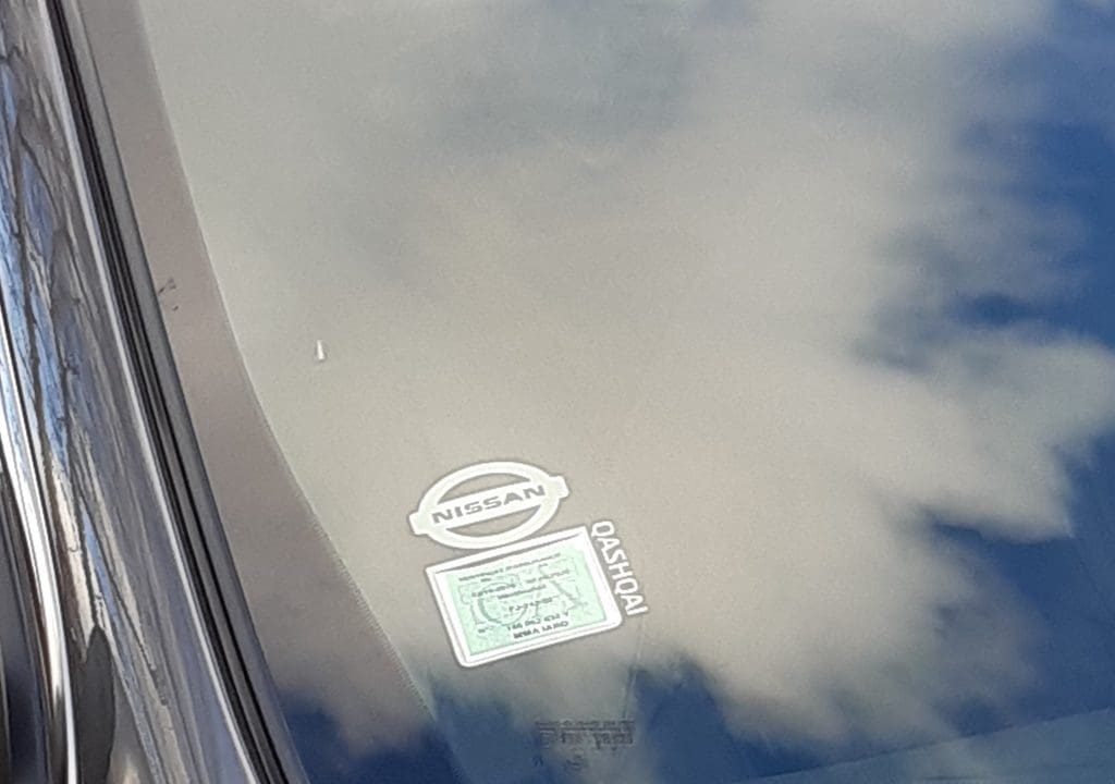  Générique Étui Double Assurance Compatible avec Renault Noir  Porte Vignette adhésif Voiture Stickers Auto Retro